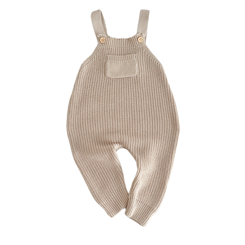 100% Cotton Knit Overalls