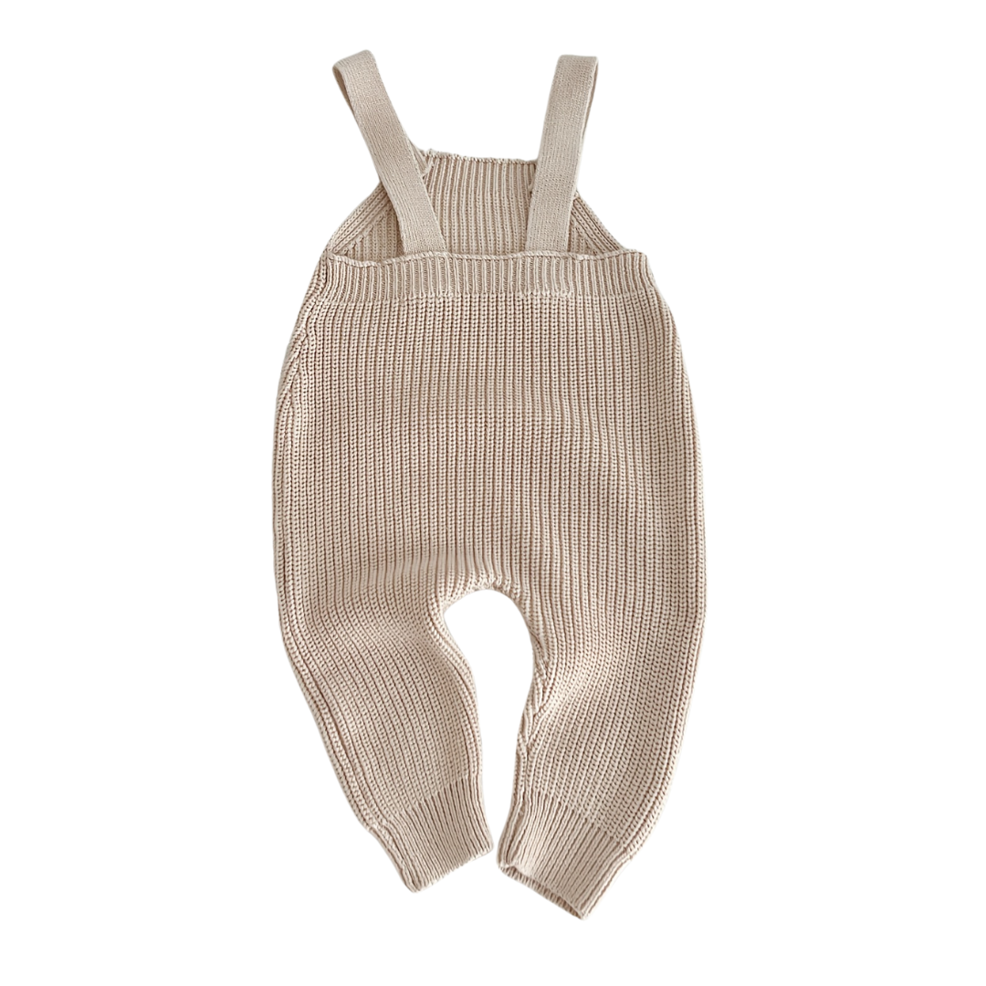 100% Cotton Knit Overalls