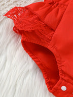 3-Piece Baby Girl Santa Outfit