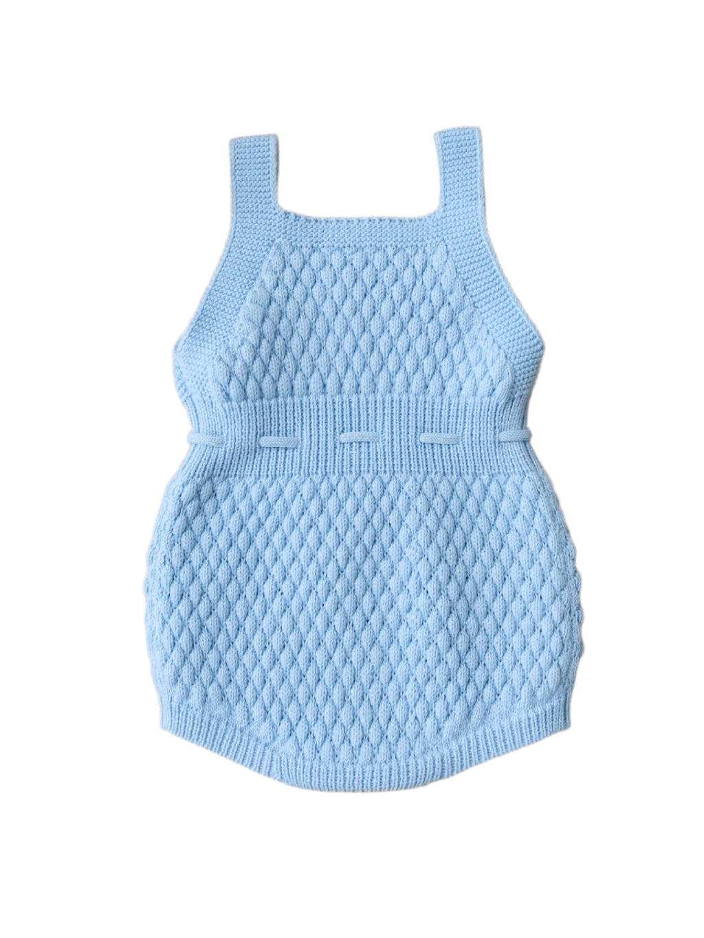 Girls Soft Knit Suspender Romper