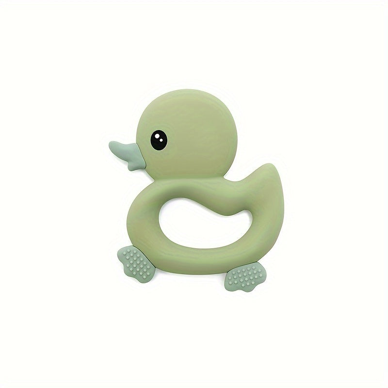 Baby Silicone Teething Rings – Cute Duck Shape