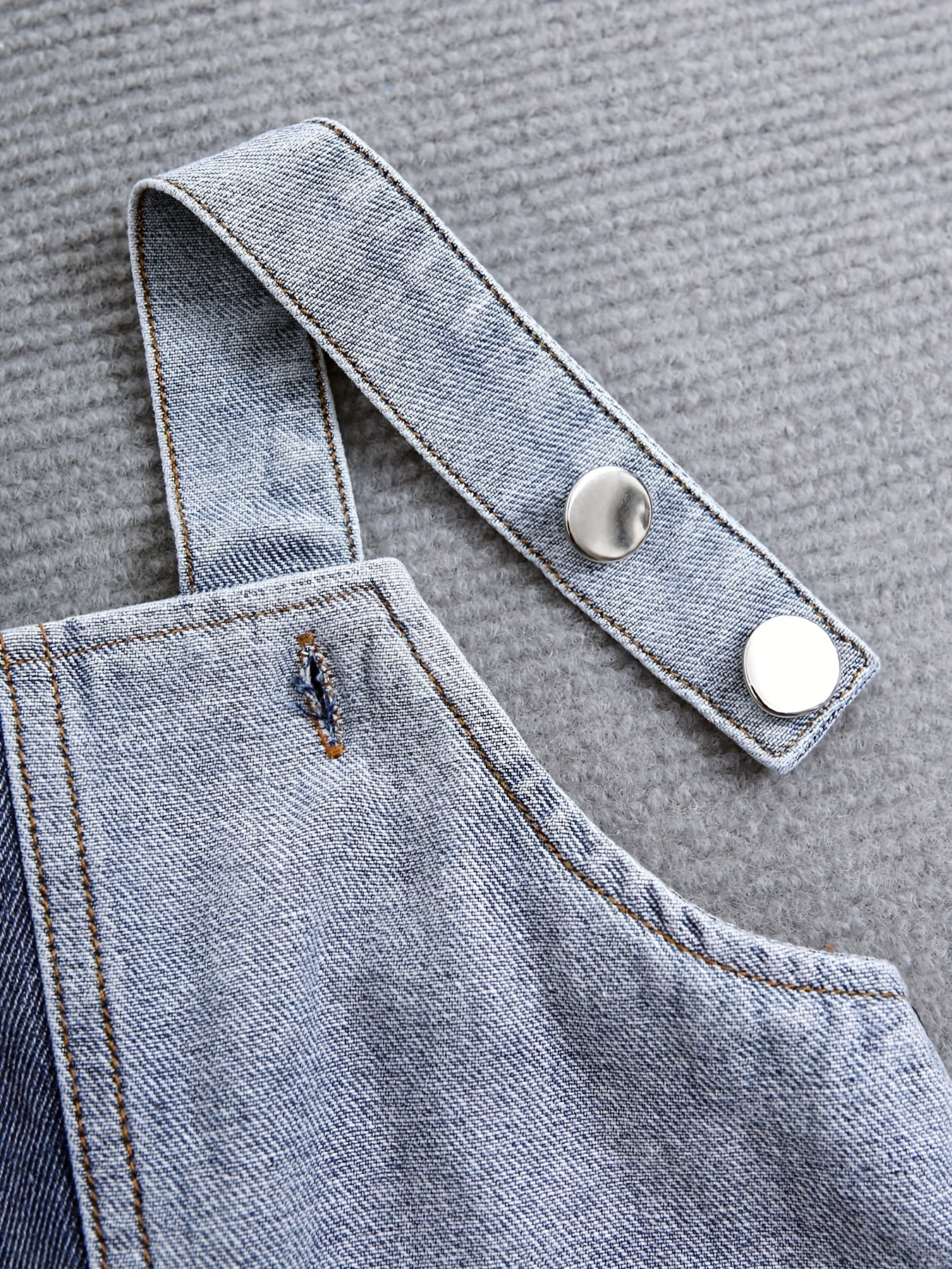 Boys Short Denim Overalls & T-Shirt Set