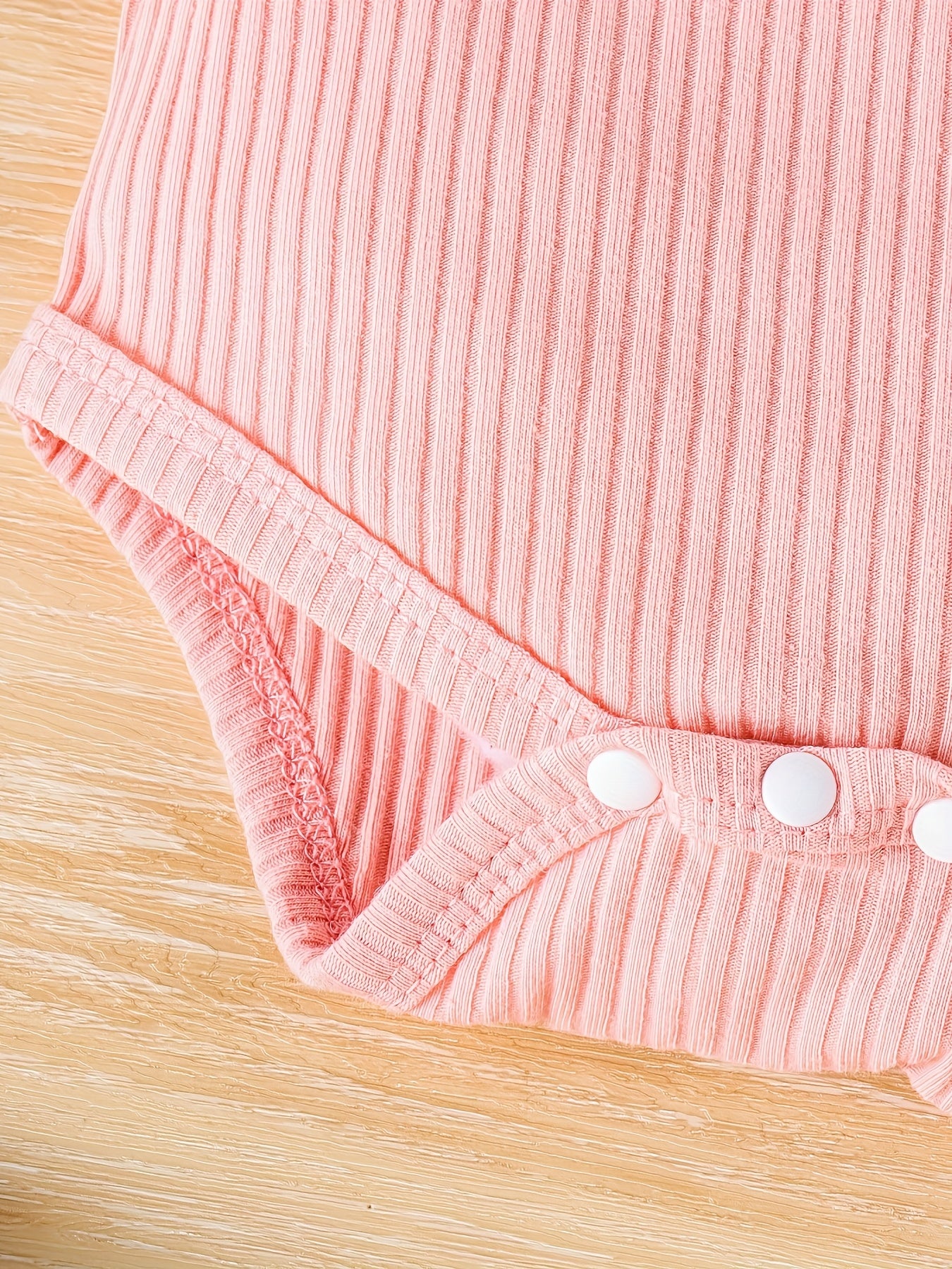 2-Piece Pink Daisy Print Overall