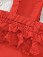 3-Piece Baby Girl Santa Outfit