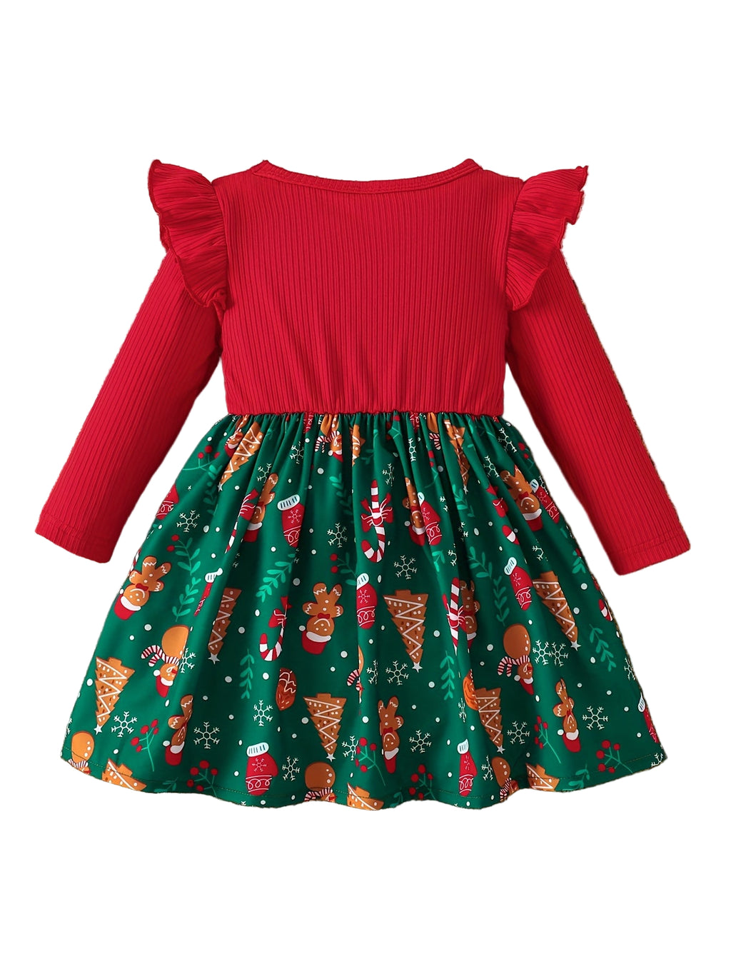 Bow Detail Christmas Dress