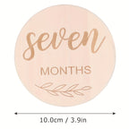 Wooden Monthly Milestone Discs