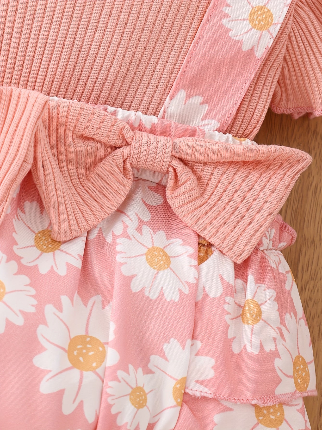 Blossom Breeze 2-Piece Set – Triangle Dress & Bow Headband
