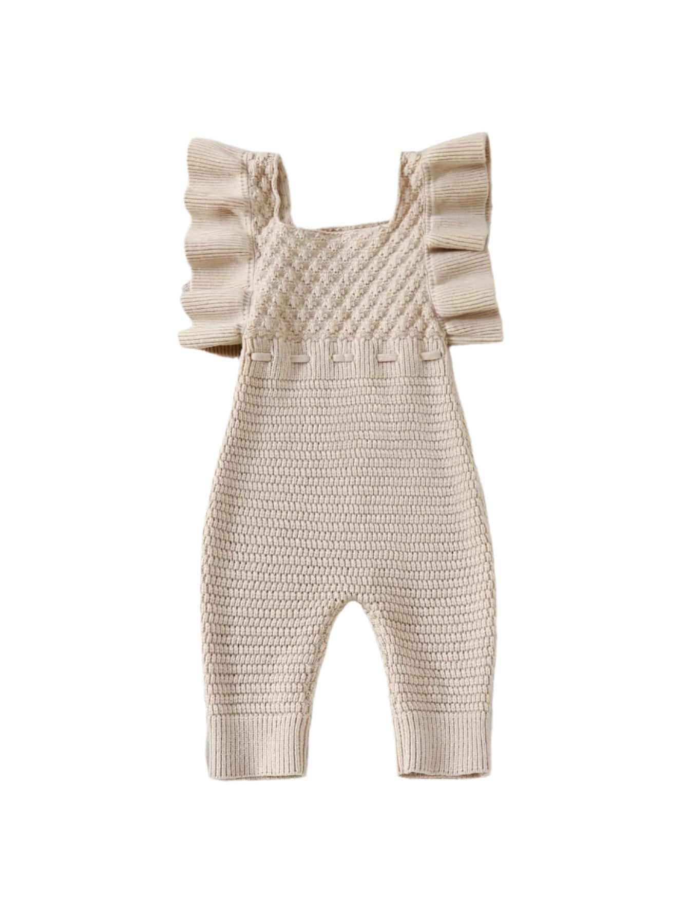 Off-Shoulder Ruffle Knit Bodysuit