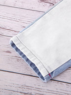 Colour-Blocked Denim Pants