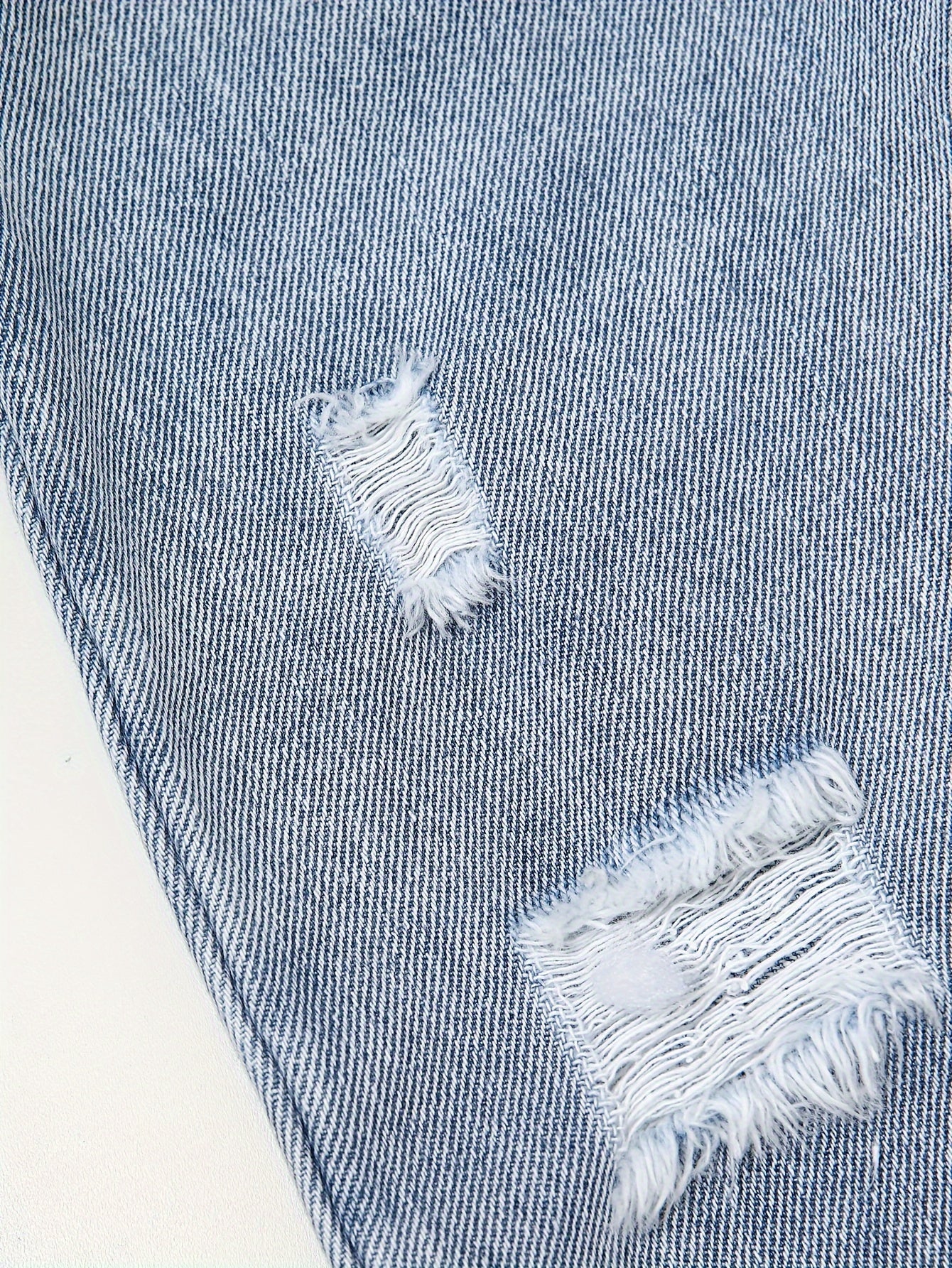 Distressed Denim Pants