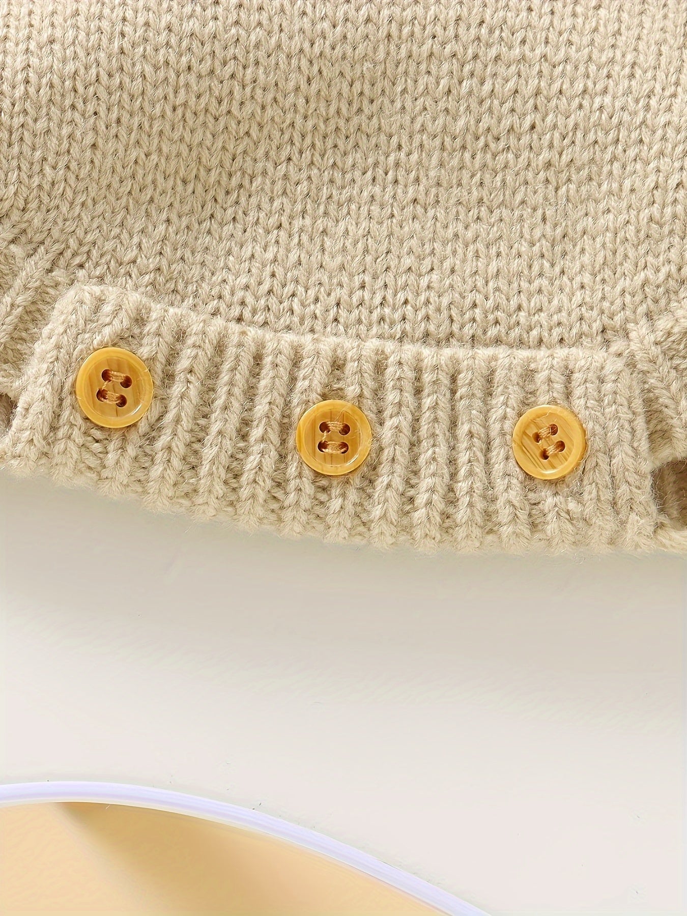 Knit Suspender Onesie & Hat Set