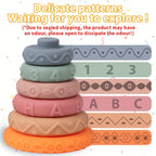 Soft Rainbow Stacking Rings – 6pc Sensory & Learning Toy