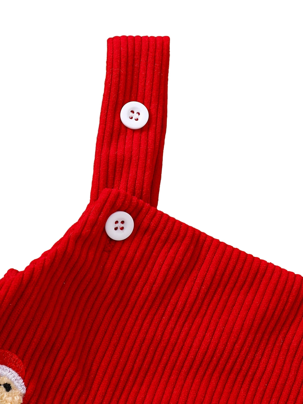 Gingerbread Embroidered Romper