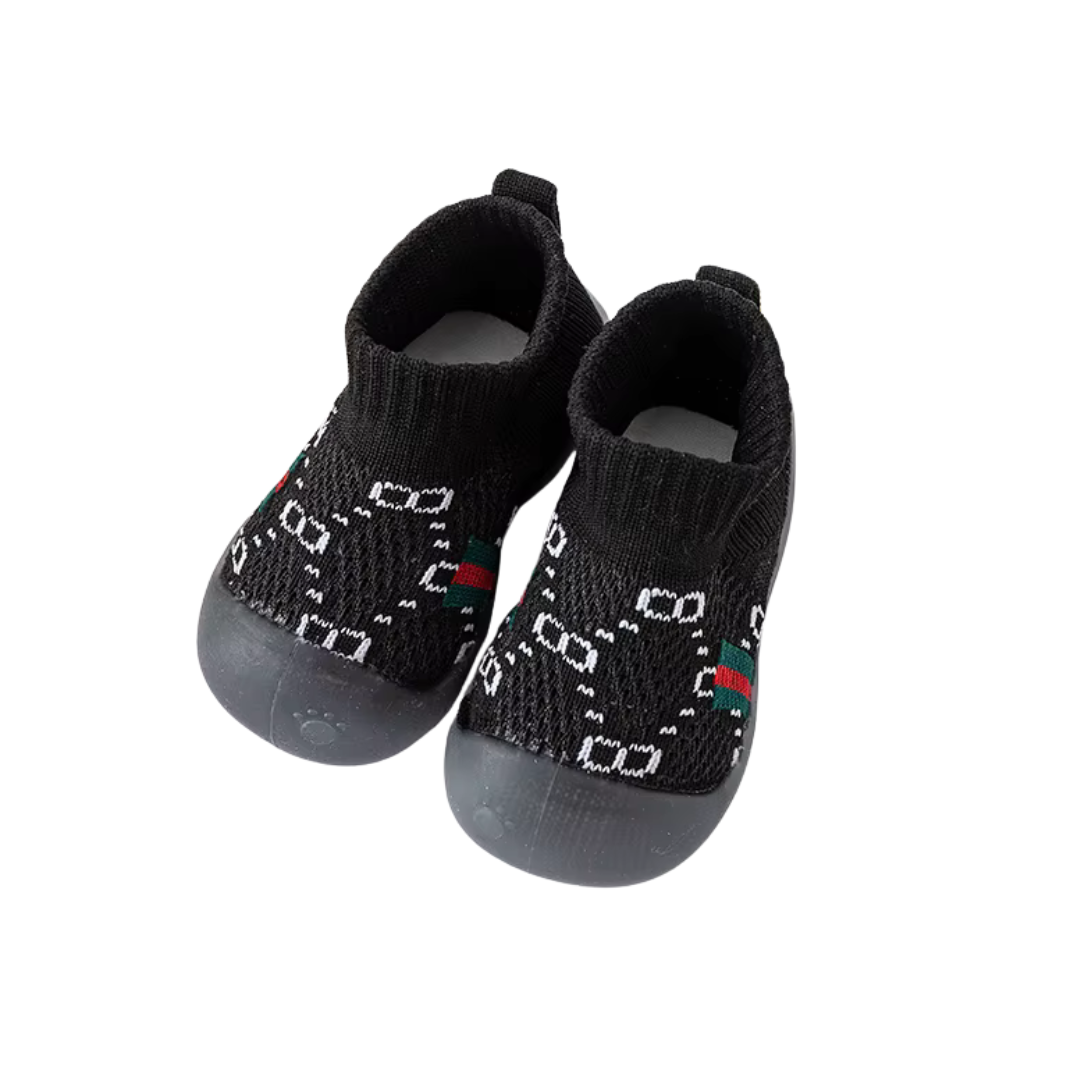 Mini Luxe Soft-Knit Baby Walkers