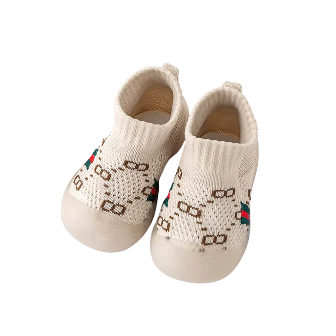 Mini Luxe Soft-Knit Baby Walkers