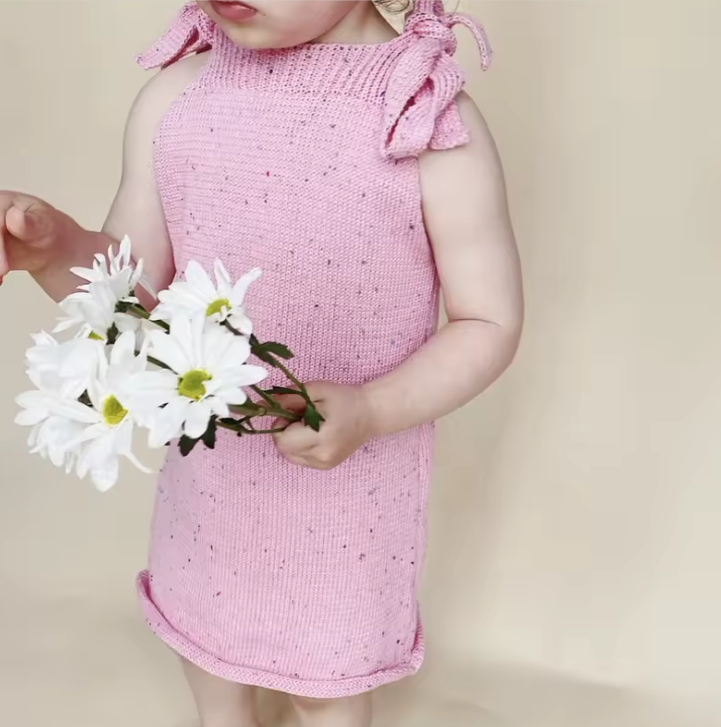Cotton Knit Fairy Floss Dress